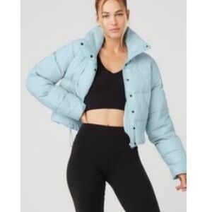 ALO Yoga Chalk Blue GOLD RUSH PUFFER